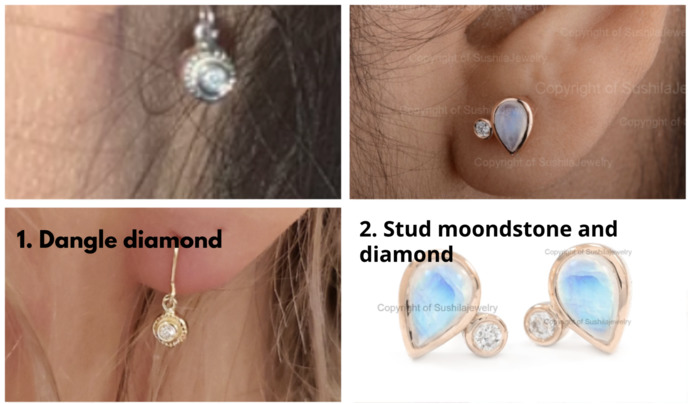 Which one of these earrings would you say looks best for daily?