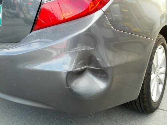 Would you mind driving around in a car that is dented?