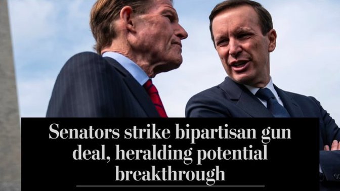 Wow.. Senators have bipartisan gun deal?