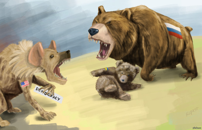 Do you think these images show how Russians view the war in Ukraine?