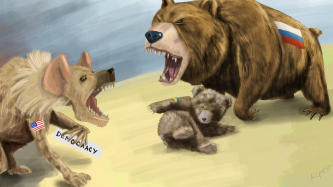 Do you think these images show how Russians view the war in Ukraine?