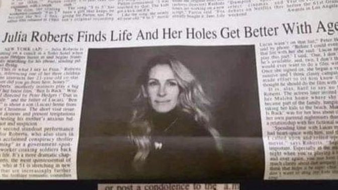 What the funniest typo you ever seen?