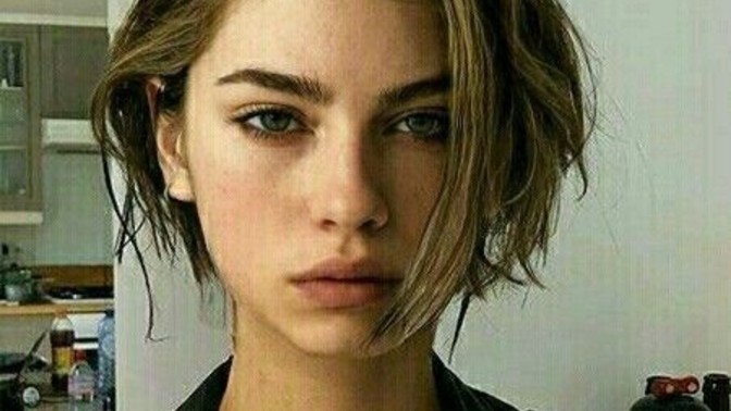 Hey. I am a girl. My hair is long but I want to cut it really short like in the picture but I am afraid to cut as I am scared. Should I cut my hair?