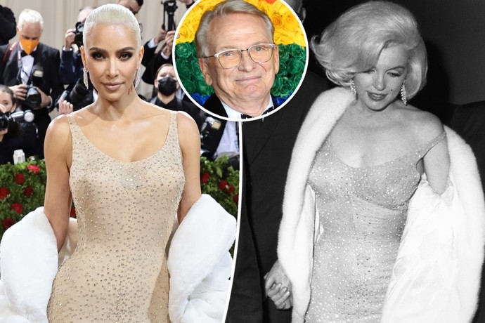 Kim kardashian stretched out Marilyn Monroe dress so bad that it ruined the Seams &jewels busted off. 🤣🤦🏽‍♀️. Thoughts?