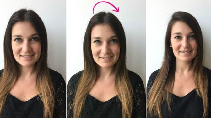 How do you like to part your hair?