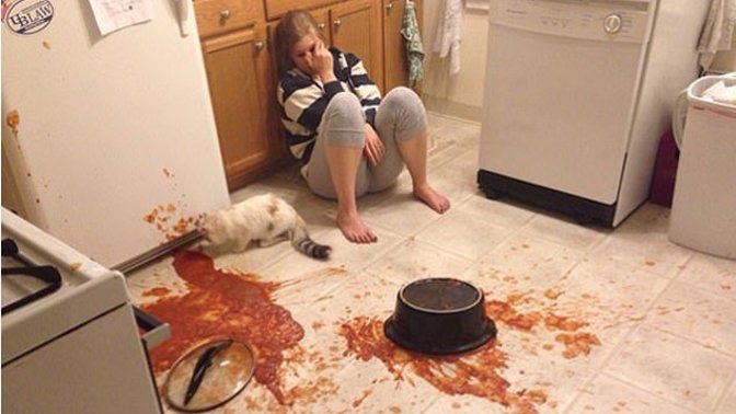 Ever had a cry because you burnt your dinner?