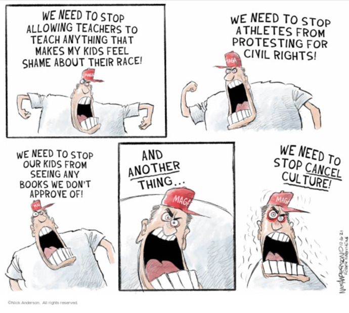When you hear the phrase right wing what is your first thing that comes to your mind?
