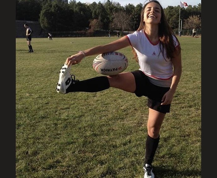 What does it mean if a guy tells a girl out of nowhere that she’d be a good rugby player/wrestler?