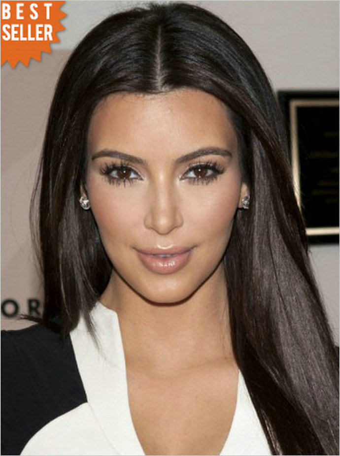 Does Kim K have a gorgeous face? 10/10?