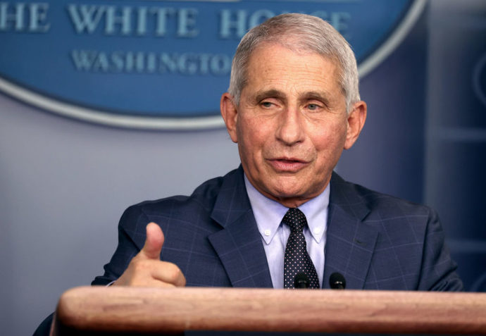 Isnt there a huge irony in Dr Fauci developing covid-19?