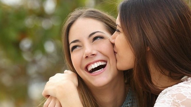 How affectionate are you with your closest friends?