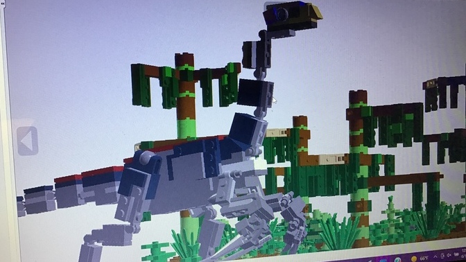 Jurassic World Dominion Therizinosaurus scene recreation?