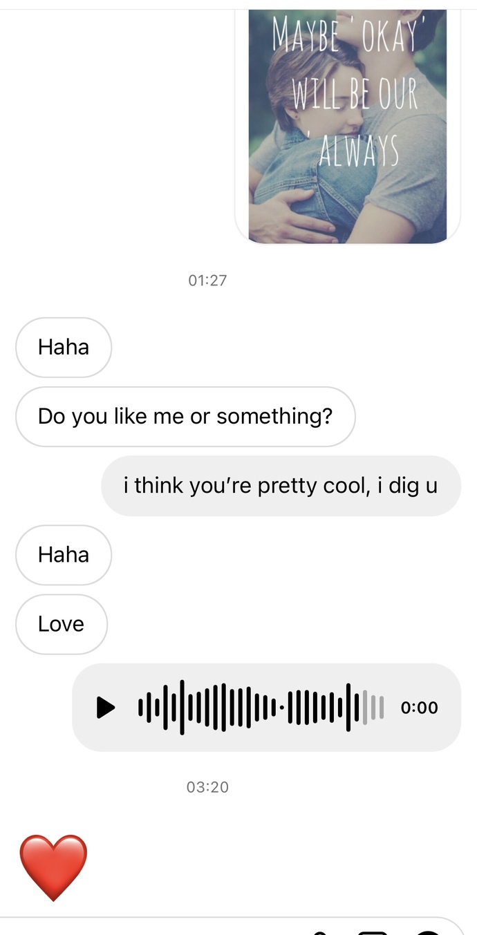 Does it seem like he is politely rejecting me and isn’t interested?