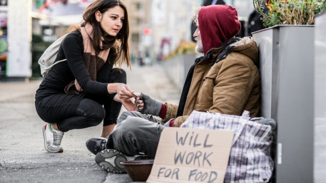 Should people help homeless people?