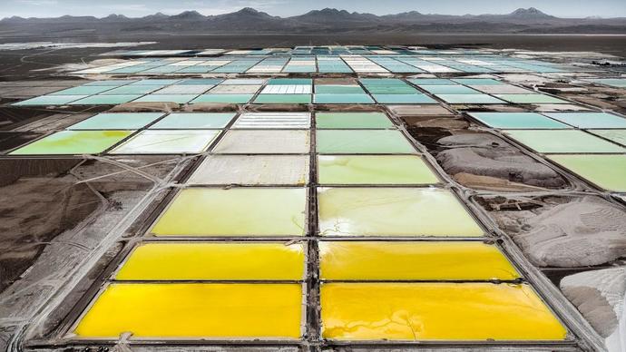 Massive Lithium pools where toxic metals are separated.