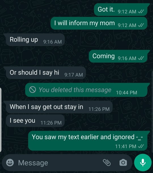 Boyfriend saw my text earlier and ignored it. Hes done this several times before. I finally called him out on it. Am I being unreasonable?