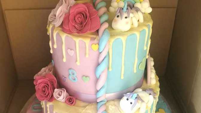 What do you think of the cake 🎂 I made for my friend?