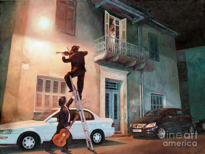 How would you feel if you were neighbors with professional singers and often heard them singing?