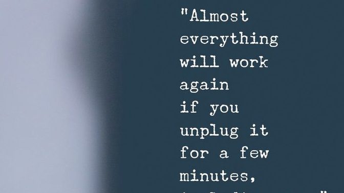 What do you do when you feel like you need a mental reset?