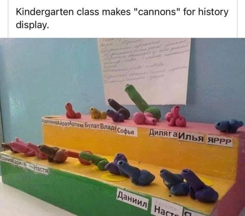 If your child made one of these cannons would you display it at home?