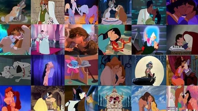Do you see anything wrong with any of these kissing scenes in Disney movies?