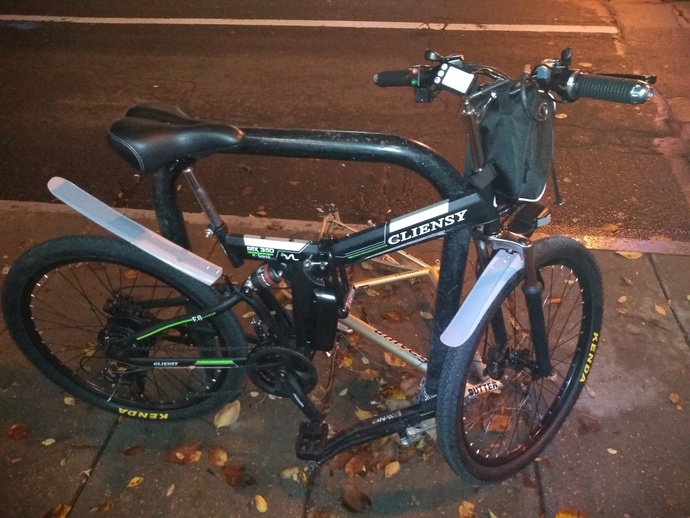 My e-bike in the US, the Cliensy 26 Inch Electric Bike ($600)
