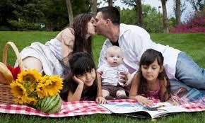 Why does my boyfriend want to make a point of showing affection in front of my kids who arent his?