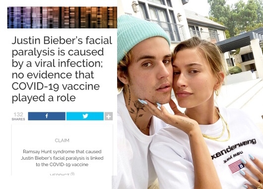 Do you think Justin Bieber and hailey got A stroke from the Covid vaccine?