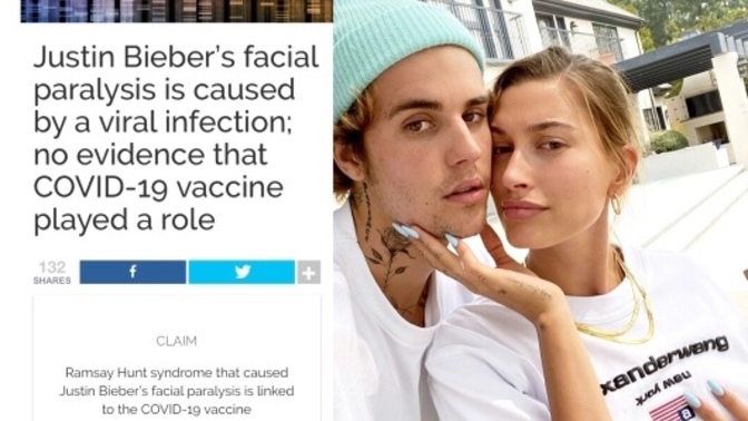 Do you think Justin Bieber and hailey got A stroke from the Covid vaccine?