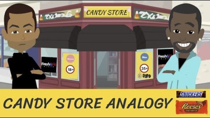 Do you agree with the candy store analogy?