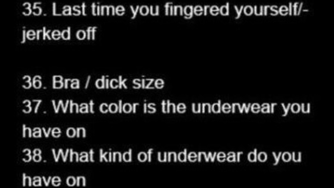 Just for fun? Pick a number?