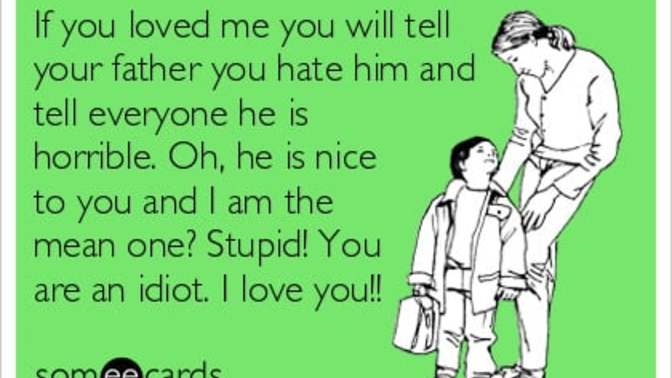 Why do parents scorn their children for having the same flaws that they hated and contemned among themselves?