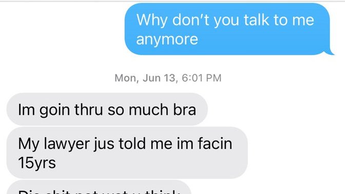 Every time I ask him a question like this , he just says a whole bunch of random stuff he’s going through?