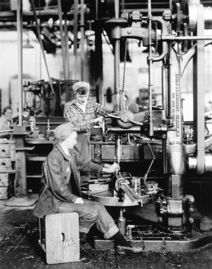 Where do some men get this idea that women working jobs started when feminism started? Lack of education or what specifically makes them think this?
