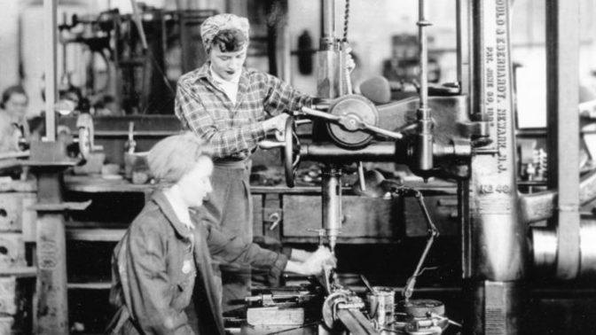 Where do some men get this idea that women working jobs started when feminism started? Lack of education or what specifically makes them think this?