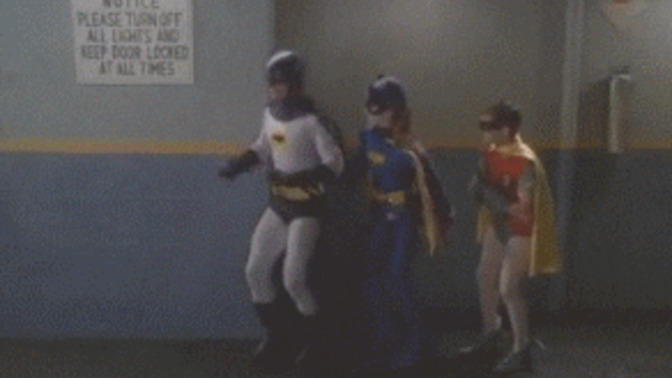 Did you ever see or remember this from the TV show Batman?