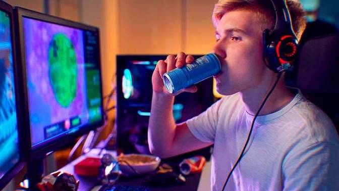What do you drink while gaming?