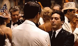 How would you feel if the Godfather gave you the kiss of death?