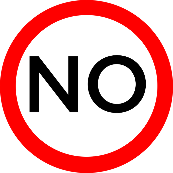 This is the opposite of yes.