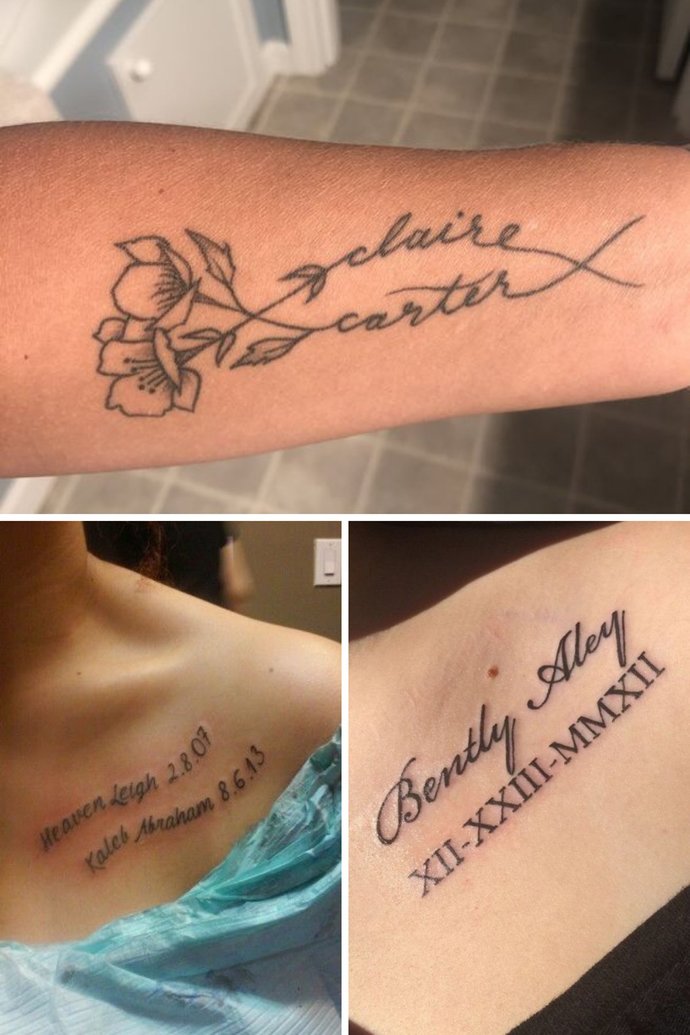 Would you get a tattoo of your childs name? Why or why not?