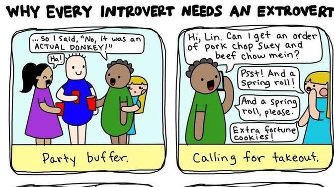 Why do introverts like extroverts?