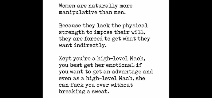 Do you think this is true about women?