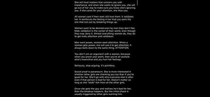 Do you think this is true about women?