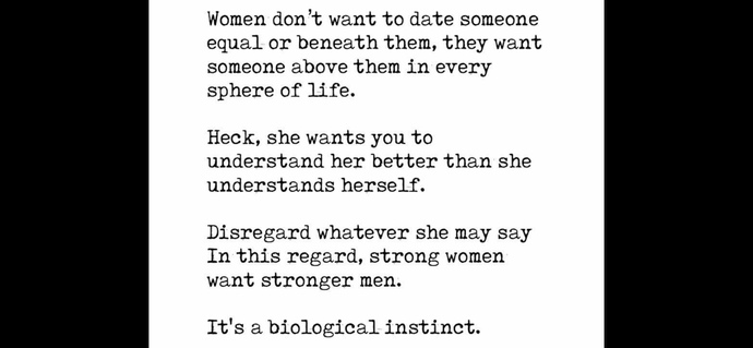 Do you think this is true about women?