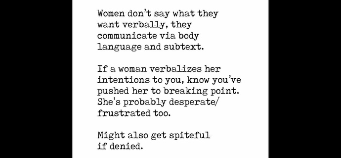 Do you think this is true about women?