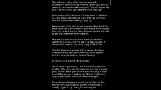 Do you think this is true about women?
