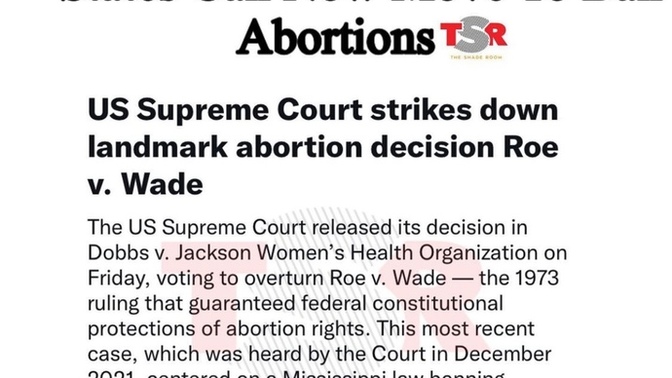 Supreme Court Overturns Roe V. Wade. How Do You Feel About This?