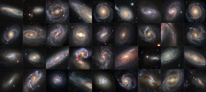 Which one of these is the same galaxy?