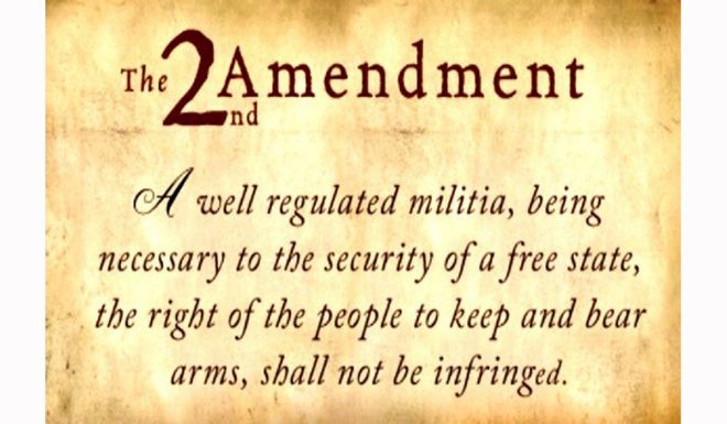 What does the 2a say to you? Bare bones, no politics, take every word into account, whats it mean?