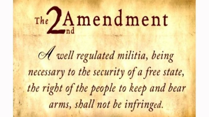What does the 2a say to you? Bare bones, no politics, take every word into account, whats it mean?